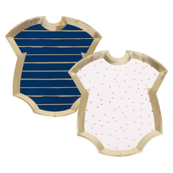 gr-104_gold_foiled_pink_and_navy_baby_grow_shaped_plates_-_cut_out_v2-min