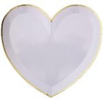 8 Piatti Cuori Pastello