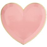 8 Piatti Cuori Pastello