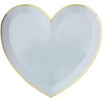 8 Piatti Cuori Pastello