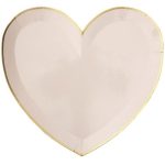 8 Piatti Cuori Pastello