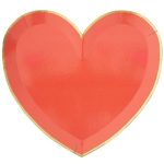 8 Piatti Cuori Pastello