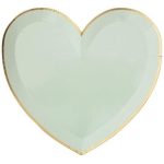 8 Piatti Cuori Pastello