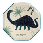 8 Piattini Dinosauri