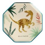 8 Piattini Dinosauri
