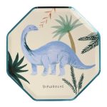 8 Piattini Dinosauri