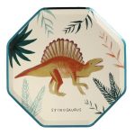 8 Piattini Dinosauri