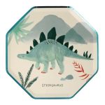 8 Piattini Dinosauri