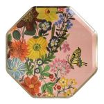 8 Piattini Giardino Floreale