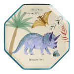 8 Piattini Dinosauri