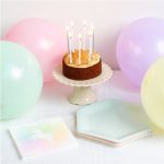 8 Piatti Esagonali Pastello (Rosa, Lilla, Verde Menta e Giallo)