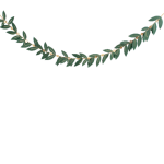 Festone Foglie Natalizie