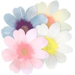 8 Piatti Fiori Colori Misti