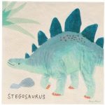 16 Tovaglioli Piccoli Dinosauri