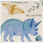 16 Tovaglioli Piccoli Dinosauri