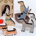 Calendario dell'Avvento Cagnolini in Legno