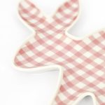 2 Piatti/Vassoi Coniglietti in Porcellana