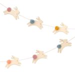 Festone Coniglietti in Legno