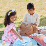 4 Tovaglioli Pastello Rosa, Pesca, Azzurro e Verde Menta