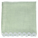 4 Tovaglioli Pastello Rosa, Pesca, Azzurro e Verde Menta