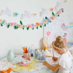 Festone Conigli e Fiori