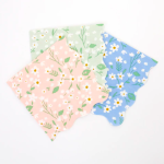 20 Tovaglioli Piccoli Pastello con Margherite