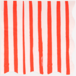 16 Tovaglioli con Strisce Rosse e Bianche
