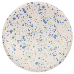 8 Piatti con Macchie Colorate