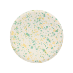 8 Piattini con Macchie Colorate