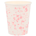 8 Bicchieri con Macchie Colorate