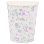 8 Bicchieri con Macchie Colorate