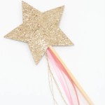 8 Bacchette Stellina Glitter Oro