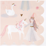 16 Tovaglioli Principesse e Unicorni