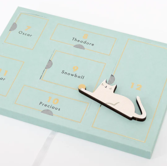 Calendario dell'Avvento Gattini in Legno - immagine 5