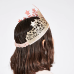 Coroncina di Stelle Oro Glitter