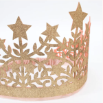 Coroncina di Stelle Oro Glitter