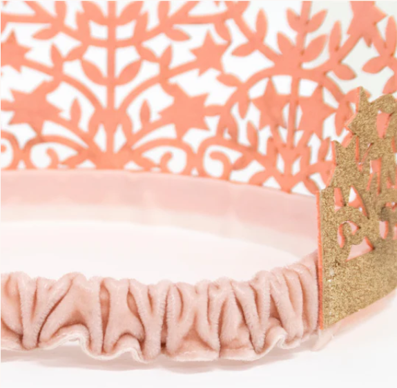 Coroncina di Stelle Oro Glitter - immagine 4