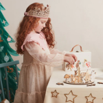 Coroncina di Stelle Oro Glitter