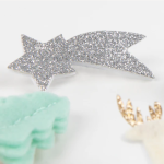 4 Clip per Capelli di Natale in Feltro