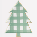 8 Piatti Albero di Natale a Quadretti