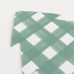 16 Tovaglioli Alberi di Natale a Quadretti