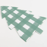 16 Tovaglioli Alberi di Natale a Quadretti