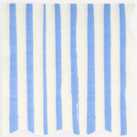 16 Tovaglioli con Strisce Blu e Bianche