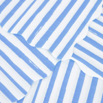 16 Tovaglioli Piccoli con Strisce Blu e Bianche