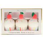 3 Palline con Sorpresa - Cupcakes