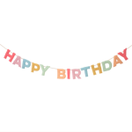 Festone Happy Birthday in Feltro