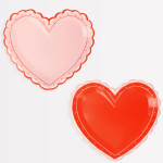 8 Piattini Cuore in Pizzo