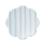 8 Piattini a Righe Pastello