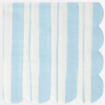 16 Tovaglioli a Righe Pastello