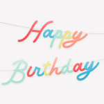 Festone Happy Birthday Arcobaleno
